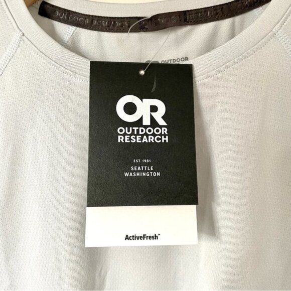 Outdoor Research Women's Argon L/S Tee Titanium NWT - Picture 6 of 8